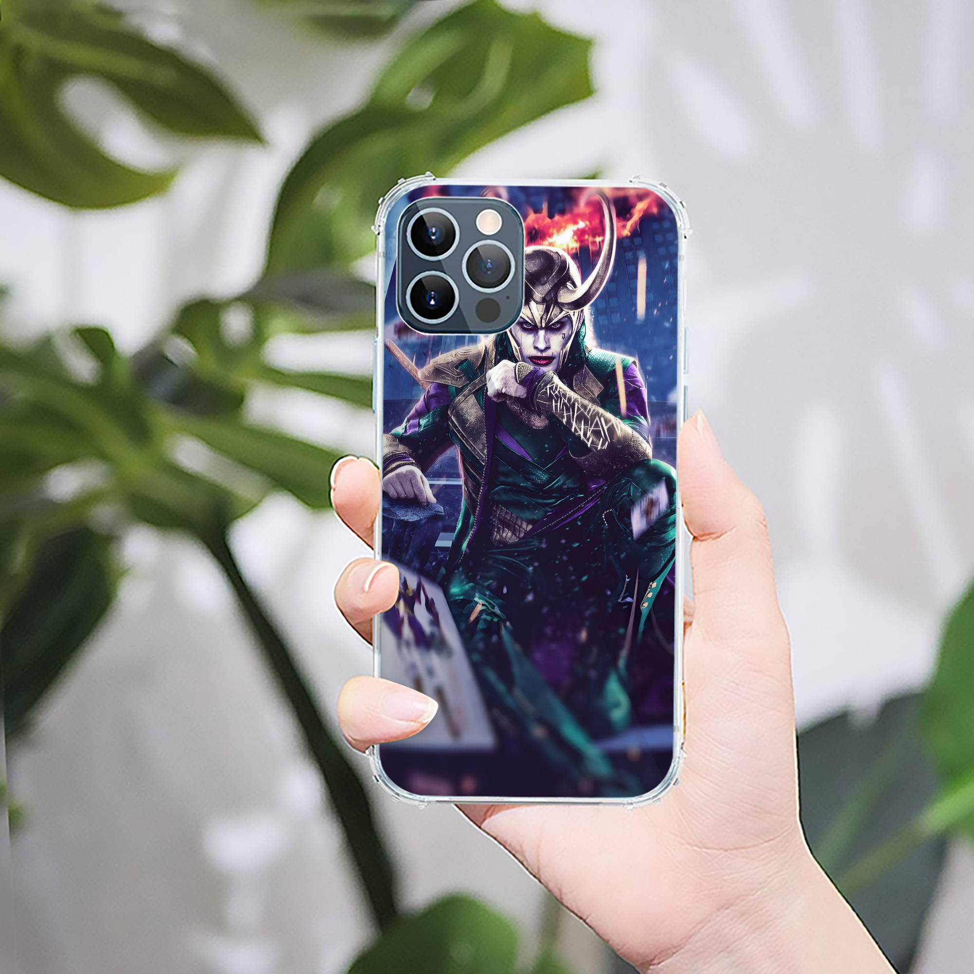 （画像用） アベンジャーズ The Avengers 【iPhone 12シリーズ対応】透明スマホケース（クリアソフトケース）
